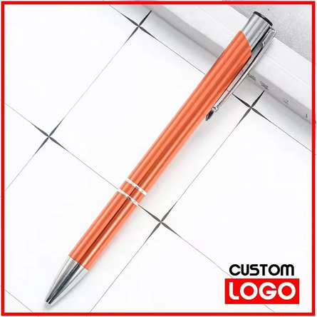 Eksklusiv lasergravert pen - Oransje