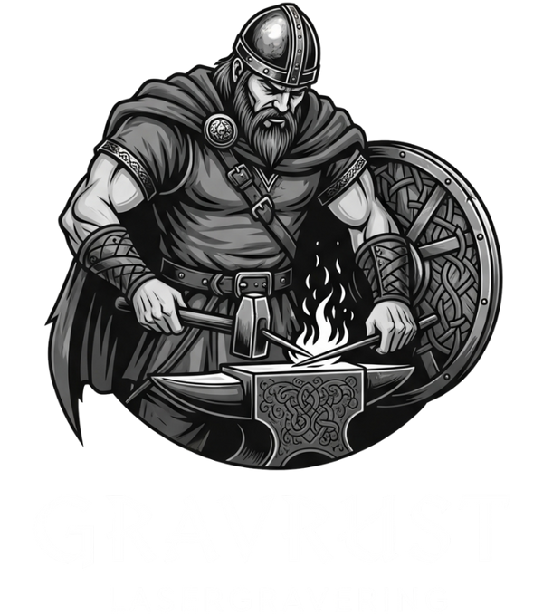 Gravrust Lasergravering